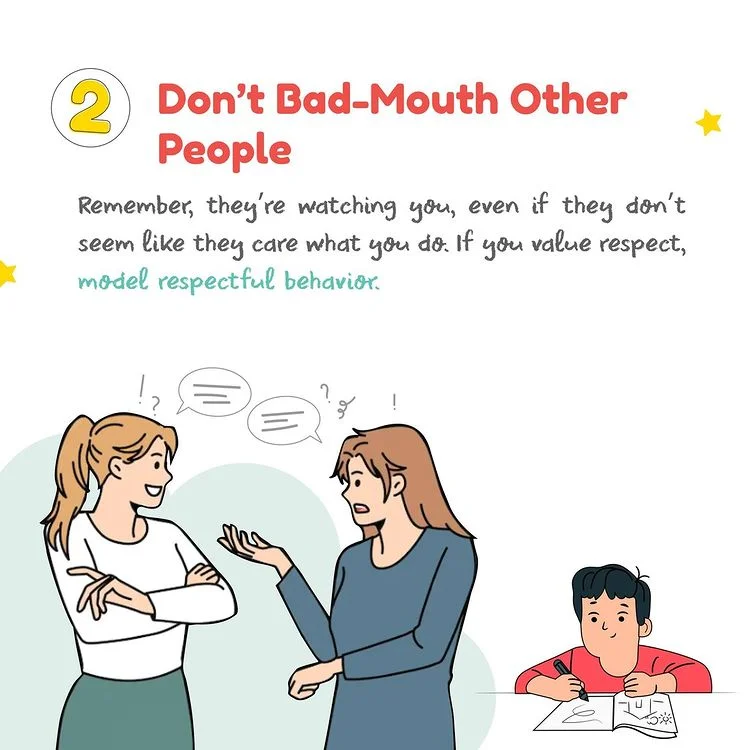 Don't Bad-Mouth Other People